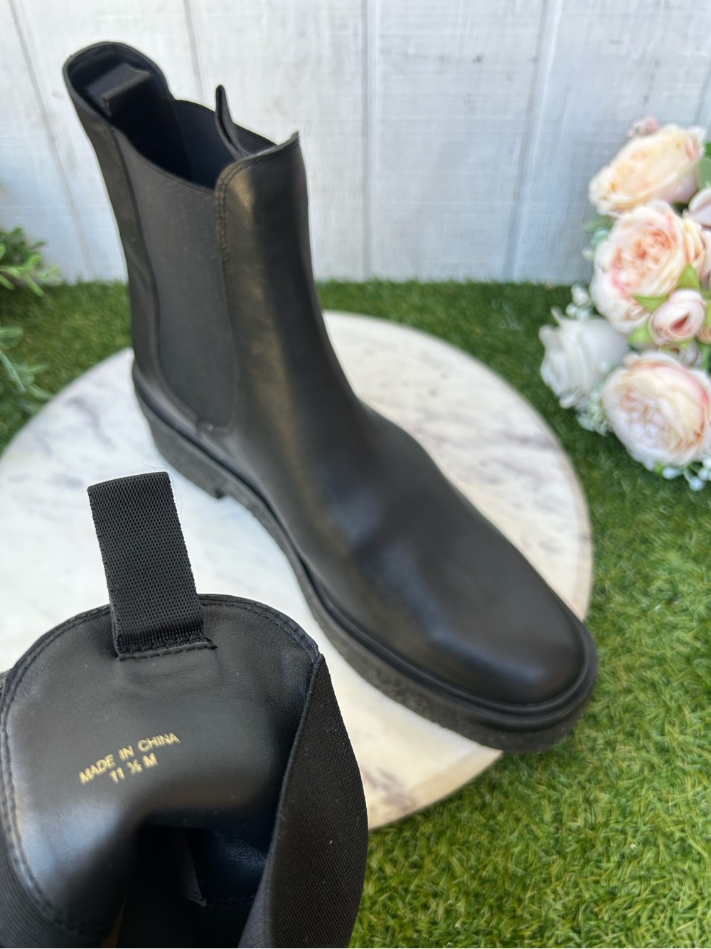 Loeffler Randall
Reggie Rubber Sole Chelsea Boots black 
$450 Sz  11.5 US 11 new - Picture 15 of 16